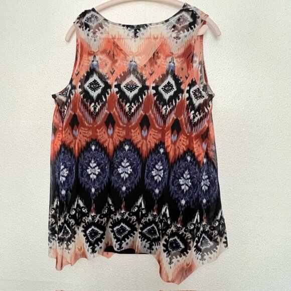 INC International Concepts Womens Layered, Sleeveless Top, Plus Size 2X - Picture 5 of 10